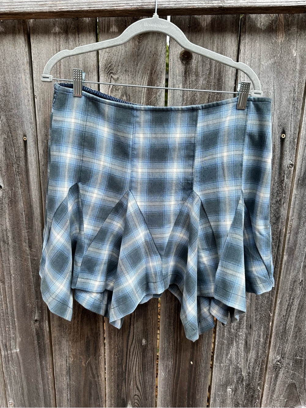 Free People plaid skirt Large